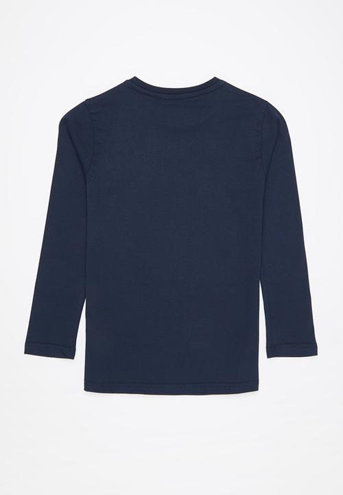 Rebel Republic - Long sleeve graphic tee - navy