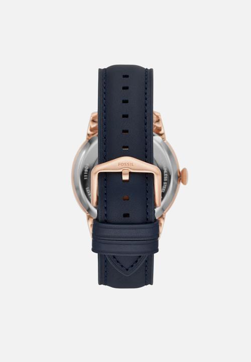 Fossil - Townsman auto dress - blue