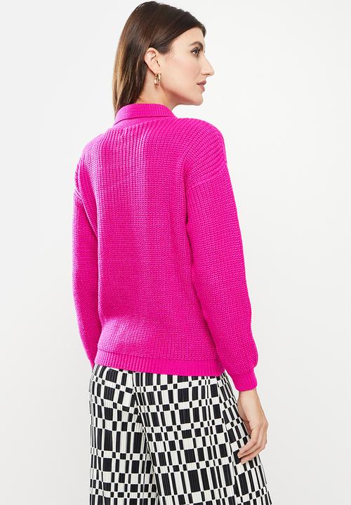 Me&B - Button knit top - pink
