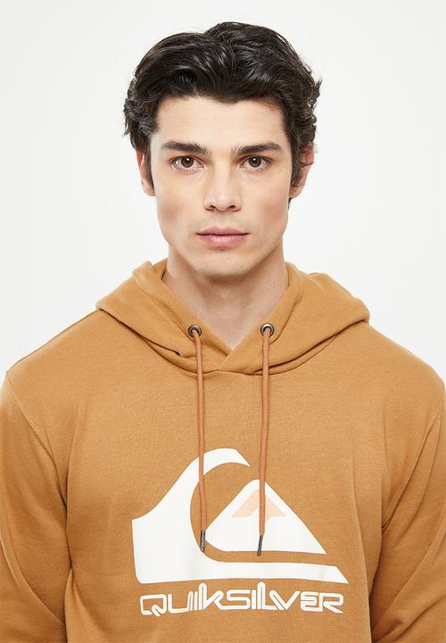 Quiksilver - Big logo hoodie - chipmunk