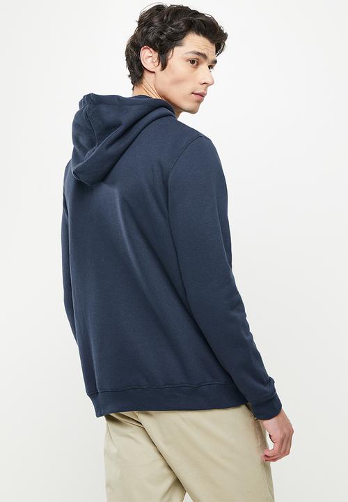 Fox - Baseline zip through fleece - navy