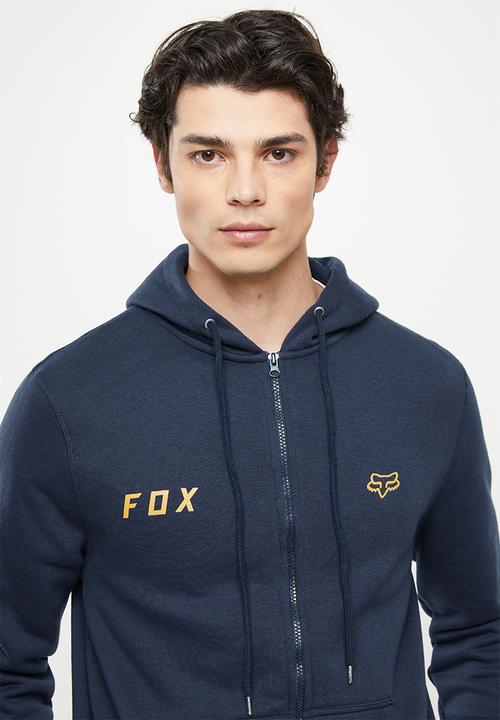 Fox - Baseline zip through fleece - navy