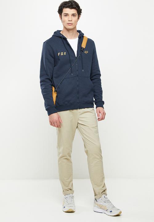 Fox - Baseline zip through fleece - navy