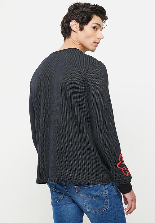 Fox - Merz airline long sleeve - black