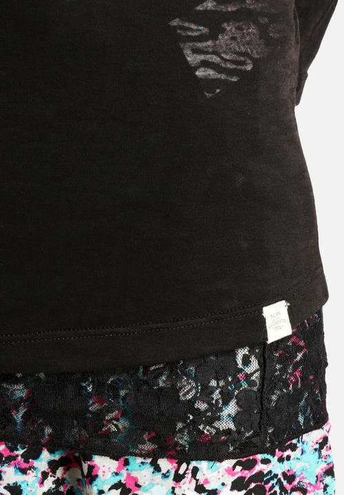 ONLY - Teddy Double 3/4 Lace Top