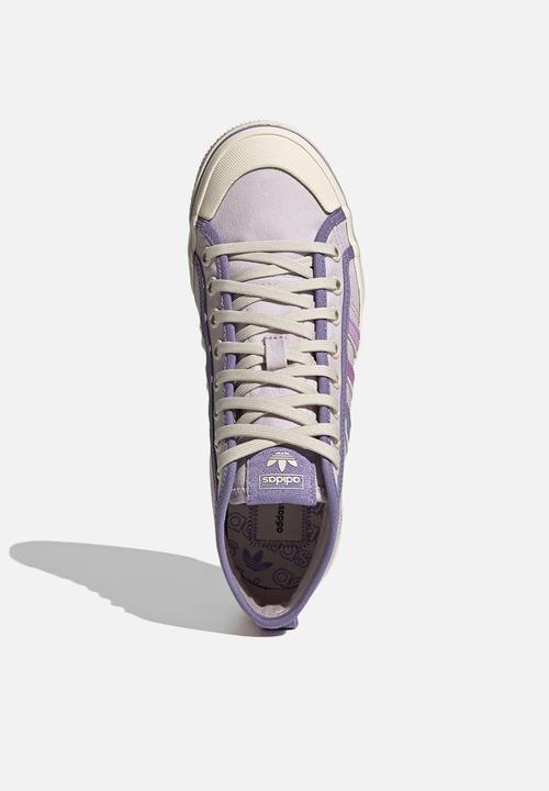 adidas Originals - Nizza platform mid w - almost pink/pulse lilac/wonder white