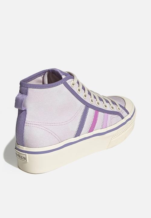 adidas Originals - Nizza platform mid w - almost pink/pulse lilac/wonder white