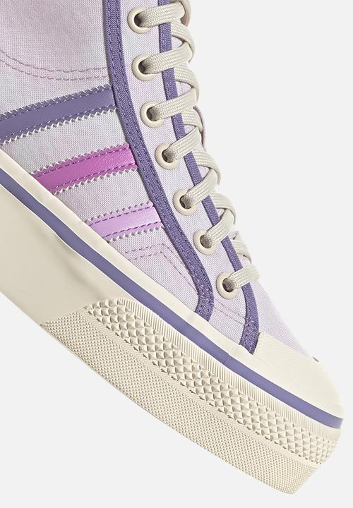 adidas Originals - Nizza platform mid w - almost pink/pulse lilac/wonder white