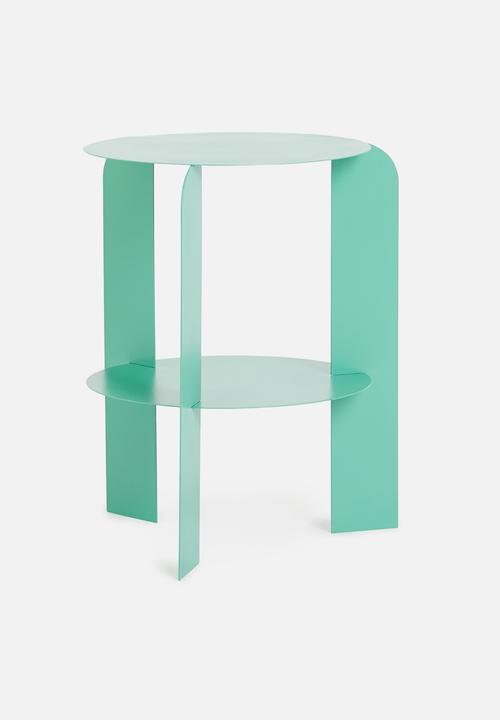 Sixth Floor - Abby metal side table - mint