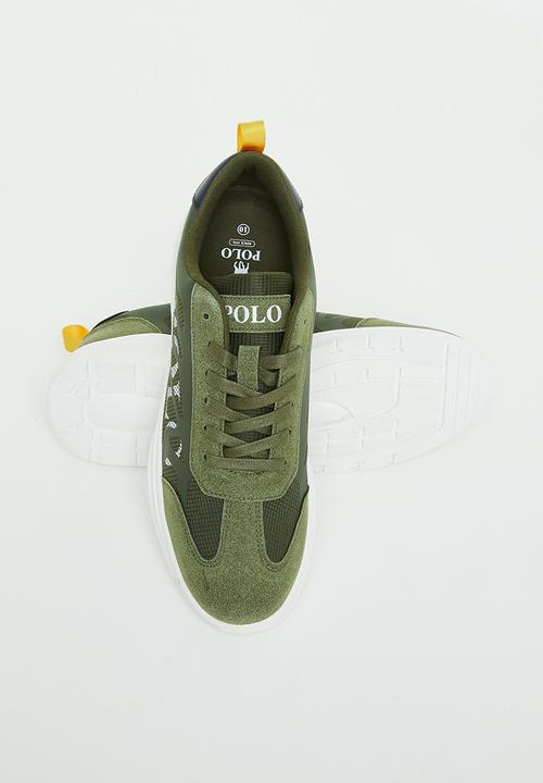 POLO - Caged athleisure runner - olive