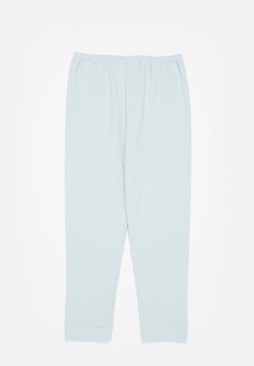 Quimby - Soft jersey cotton pants - blue