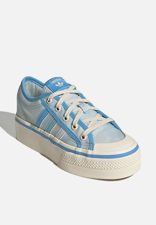 adidas Originals - Nizza platform j - almost blue/sky rush/chalk white