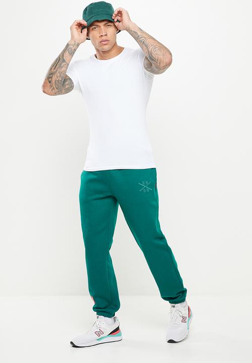 Butan - Classic connections sweatpants - dark teal