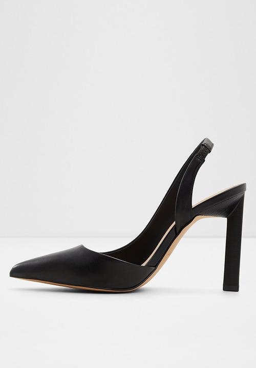 ALDO - Loucette leather court heel - black