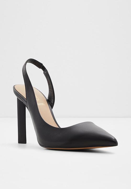ALDO - Loucette leather court heel - black