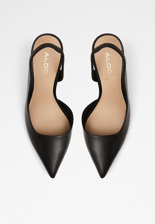 ALDO - Loucette leather court heel - black