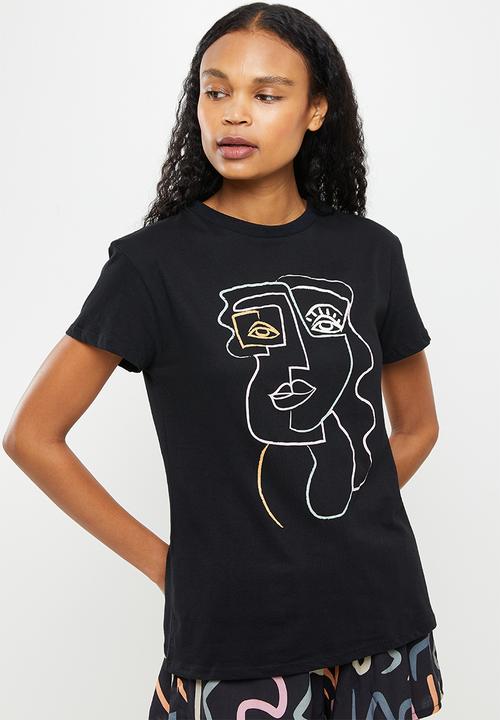 Superbalist - Shorts & tee set - black 
