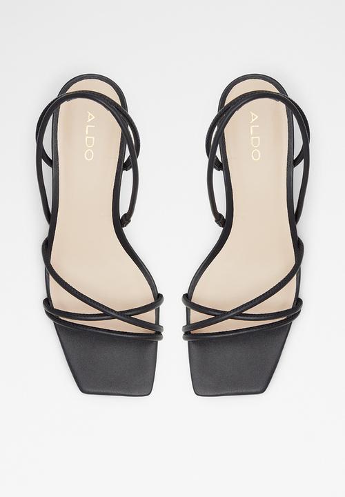 ALDO - Pythonda slingback heel - black