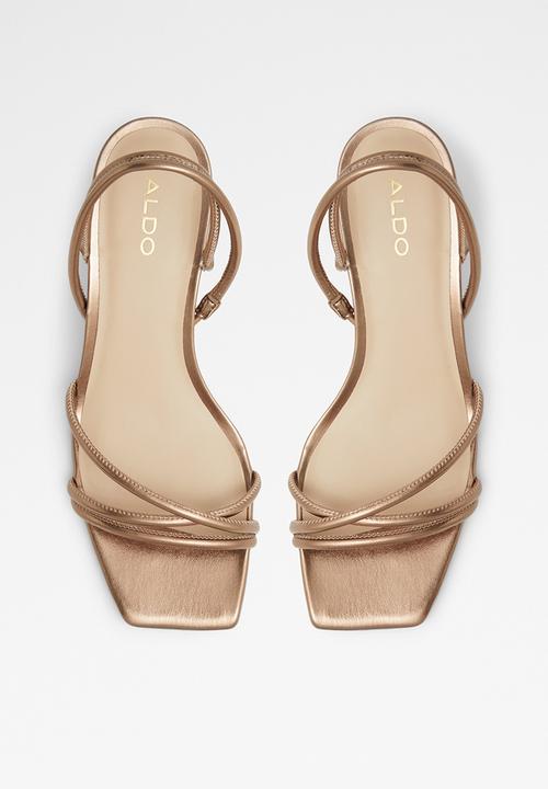 ALDO - Pythonda slingback heel - bronze
