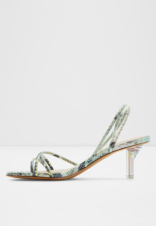ALDO - Pythonda slingback heel - light green