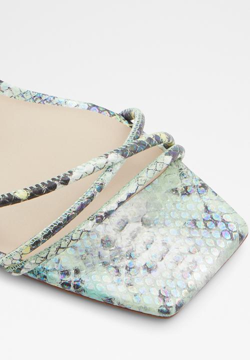 ALDO - Pythonda slingback heel - light green