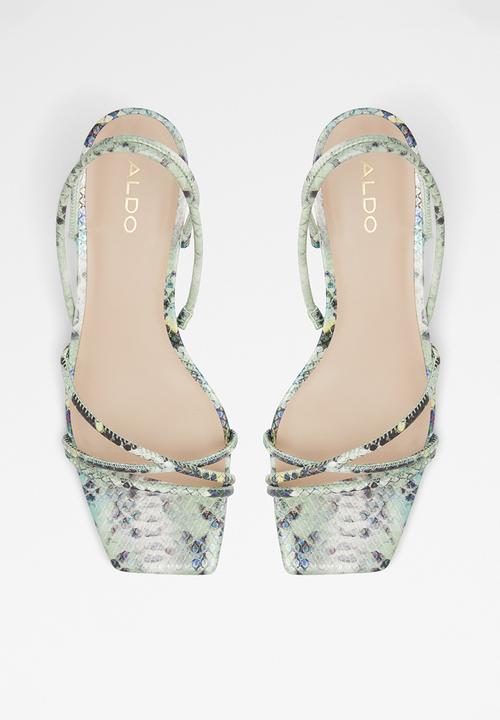 ALDO - Pythonda slingback heel - light green