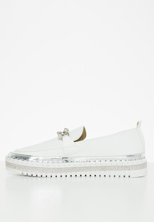 Footwork - Ruby chain loafer - white