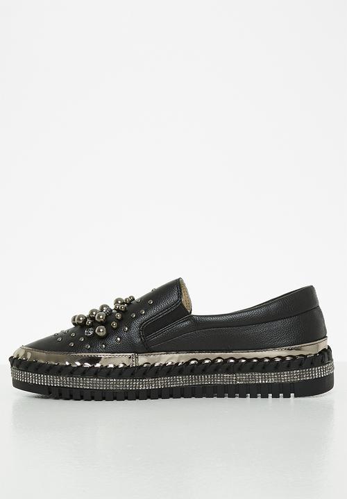 Footwork - Pearl slip-on - black