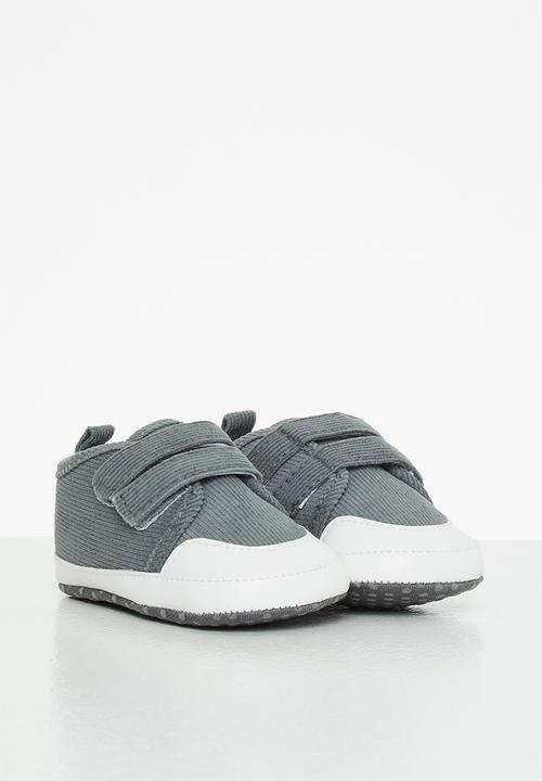 Pop Candy - Boys corduroy sneaker - charcoal