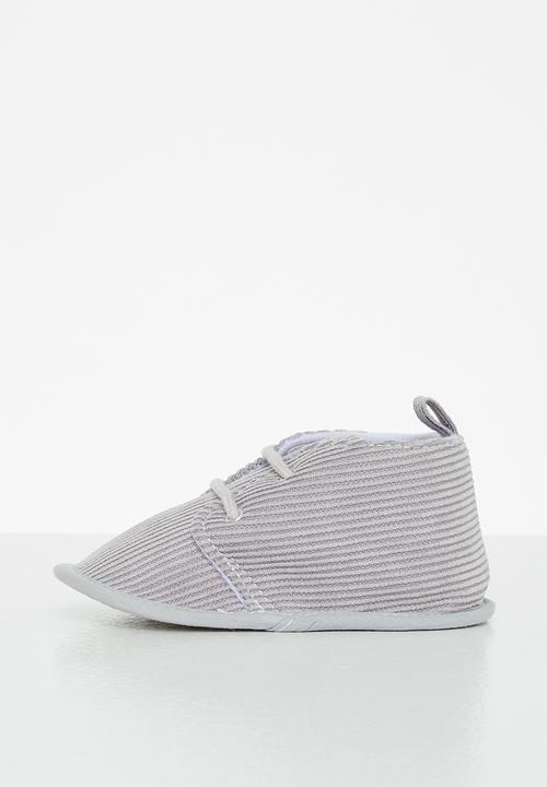 Pop Candy - Boys corduroy booties - grey