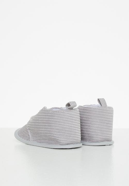 Pop Candy - Boys corduroy booties - grey