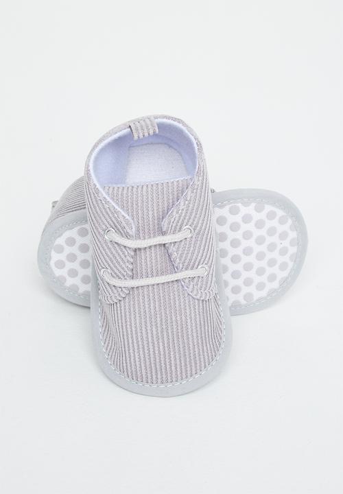 Pop Candy - Boys corduroy booties - grey
