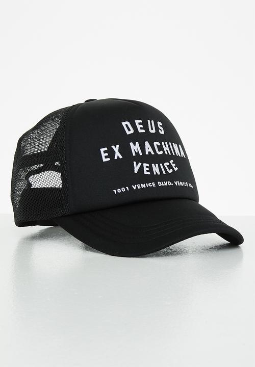 Deus Ex Machina - Venice address trucker - black