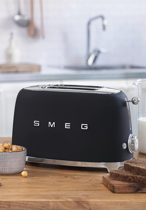 smeg - Retro 2 slice toaster - matte black