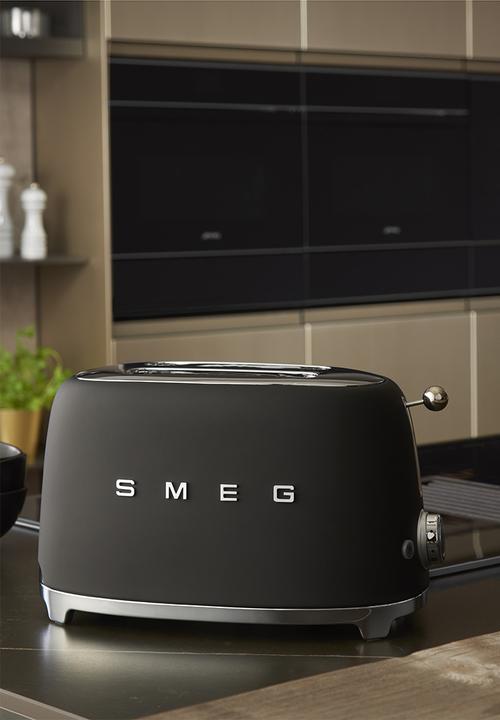 smeg - Retro 2 slice toaster - matte black
