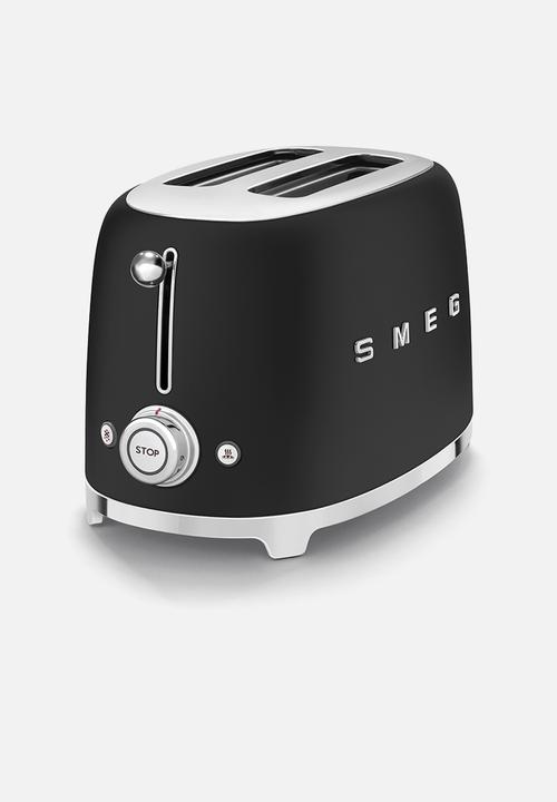 smeg - Retro 2 slice toaster - matte black