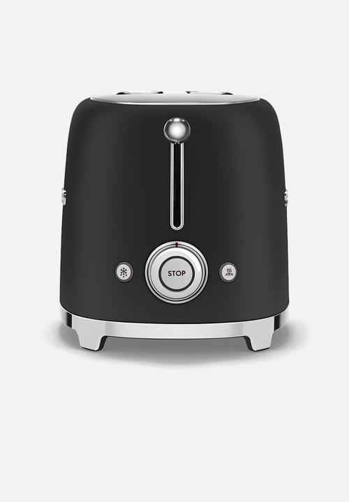 smeg - Retro 2 slice toaster - matte black