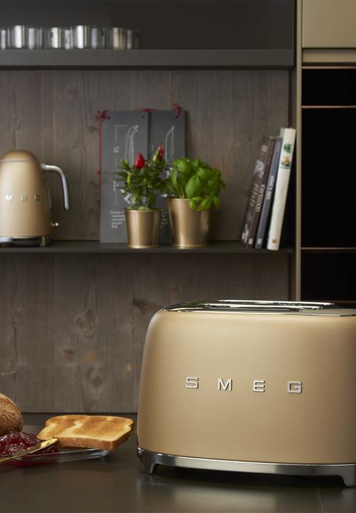 smeg - Retro 2 slice toaster - matte champagne