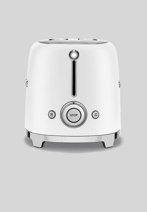 smeg - Retro 2 slice toaster - matte white