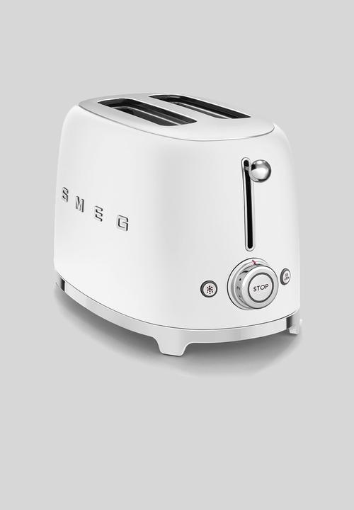 smeg - Retro 2 slice toaster - matte white