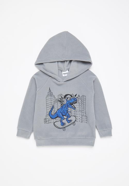 Pop Candy - 2 Pack polar fleece hoodie - blue & grey