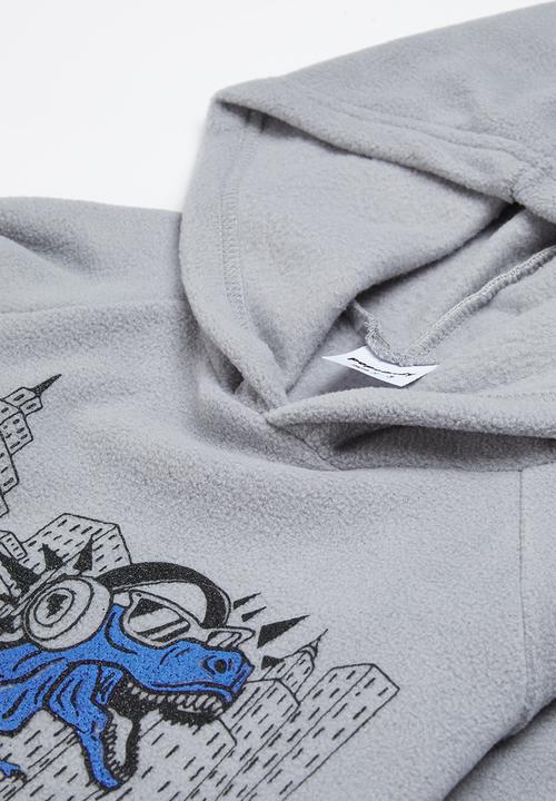 Pop Candy - 2 Pack polar fleece hoodie - blue & grey