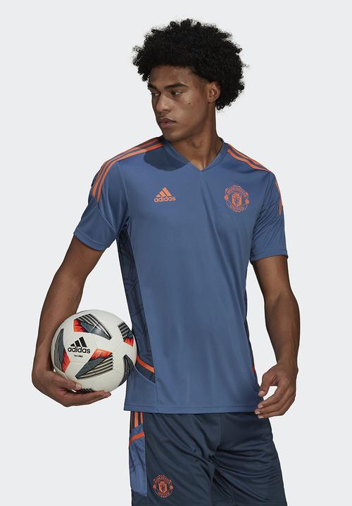 adidas Performance - Manchester United Condivo 22 Training Jersey - crew blue