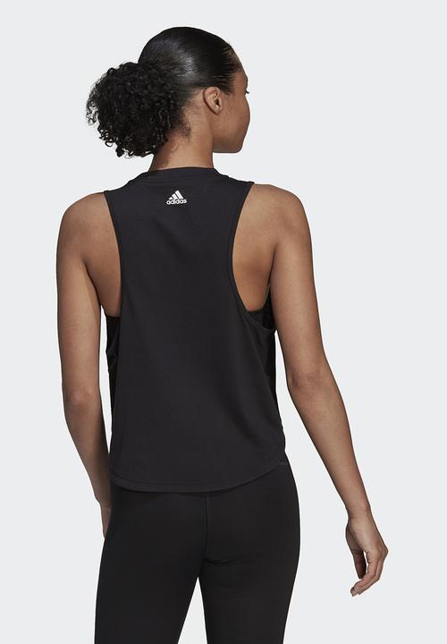adidas Performance - W bluvq3 trn tank - black & white