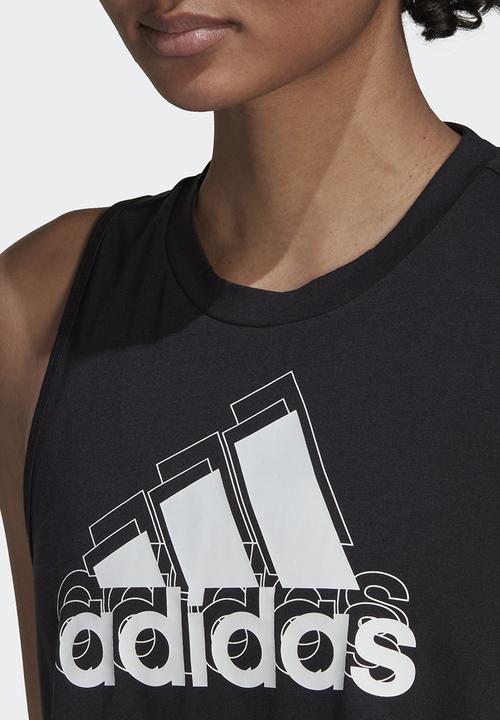 adidas Performance - W bluvq3 trn tank - black & white