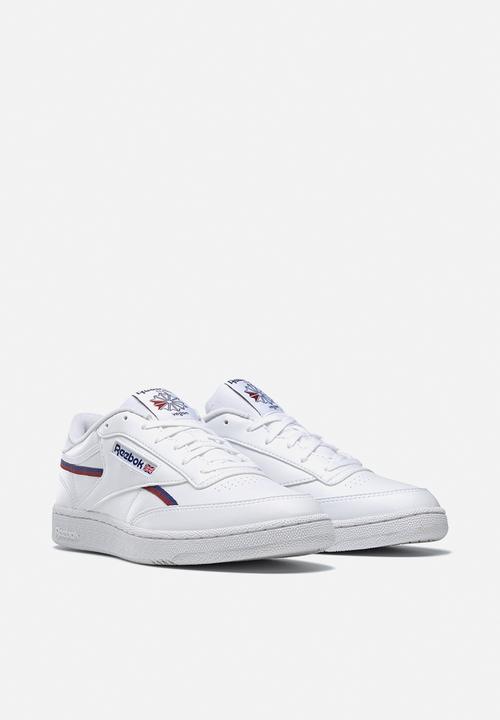 Reebok - Club c 85 vegan - ftwr white/classic cobalt/classic burgundy