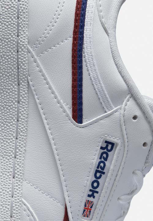 Reebok - Club c 85 vegan - ftwr white/classic cobalt/classic burgundy