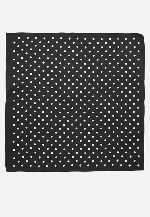 Superbalist - Polka dot neckerchief - black & white