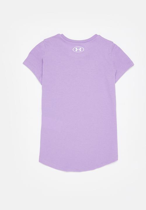 Under Armour - Live sport style graphic short sleeve - lilac & white