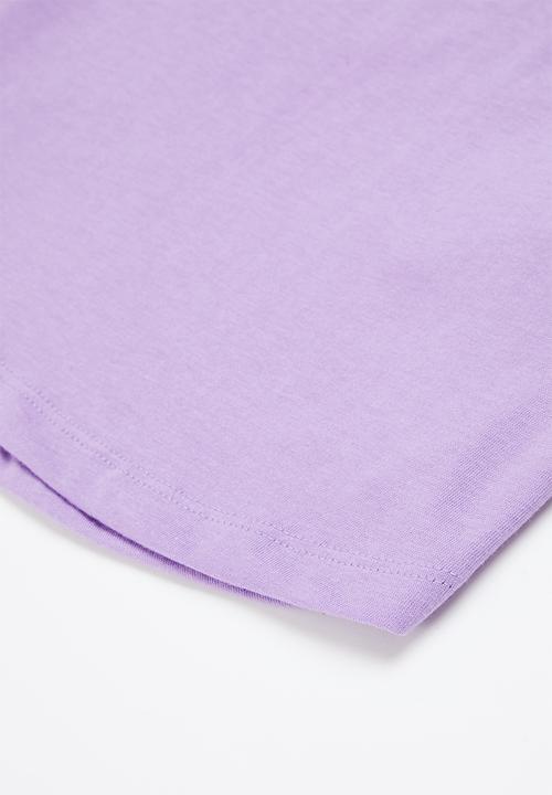 Under Armour - Live sport style graphic short sleeve - lilac & white